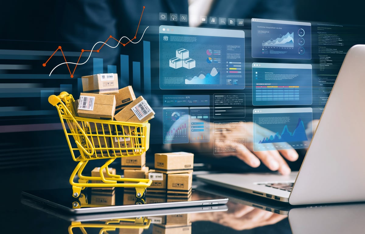 Distributor online shopping management, frontend and backend developer, customer relationship with support service solution